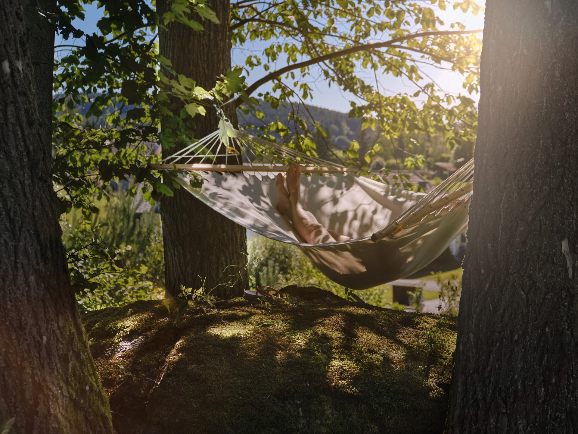 Hängematte im Waldviertel Urlaub
