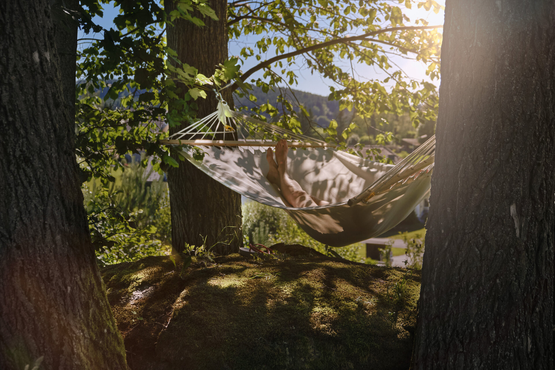 Hängematte im Waldviertel Urlaub