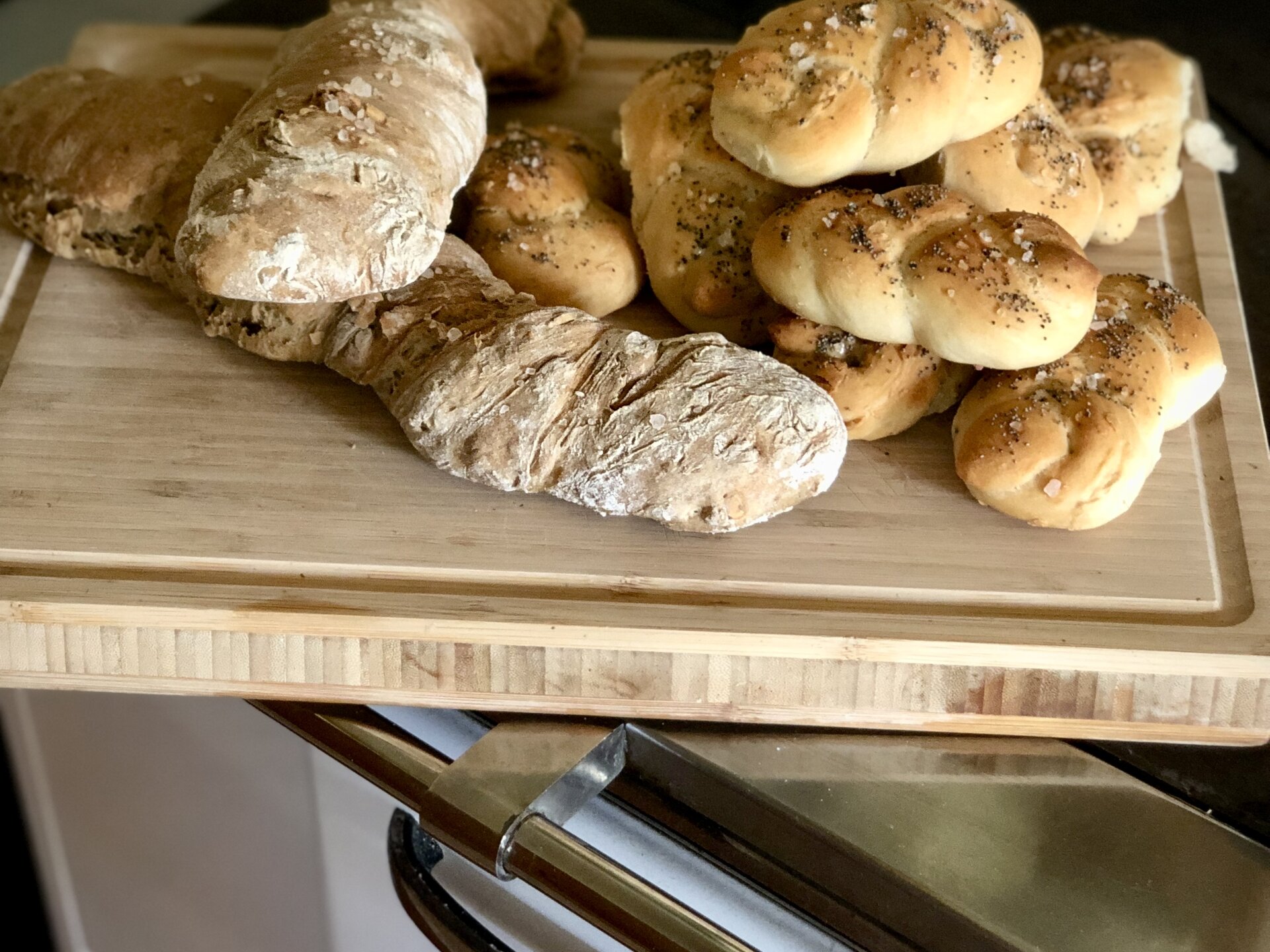 selbstgemachtes Wurzelbrot